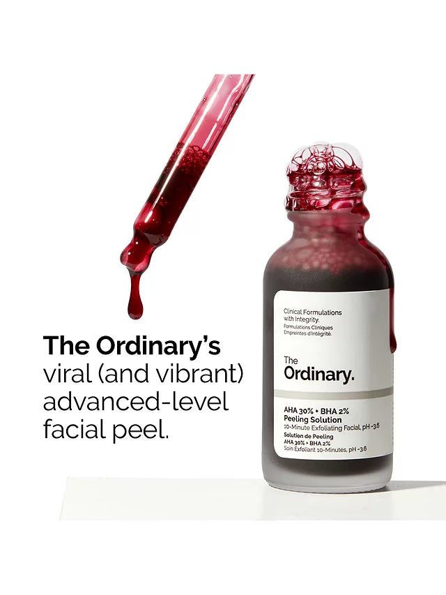 The Ordinary AHA 30% + BHA 2% Peeling Solution