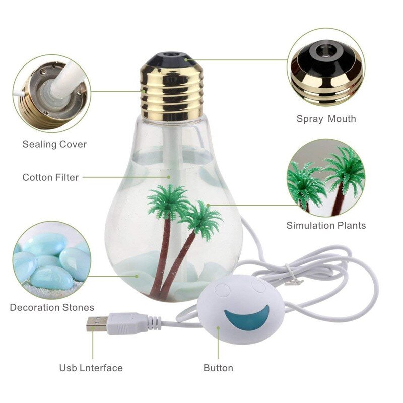 LED Bulb Humidifier