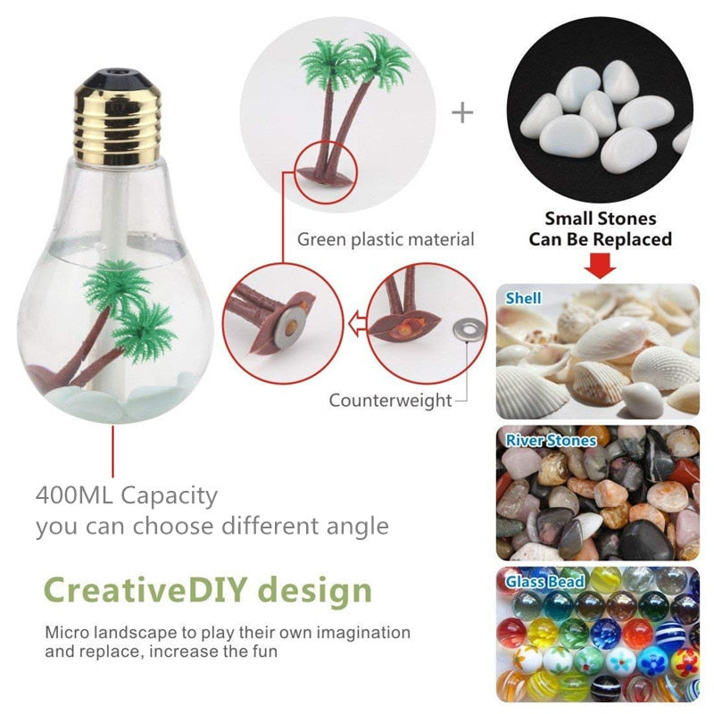 LED Bulb Humidifier
