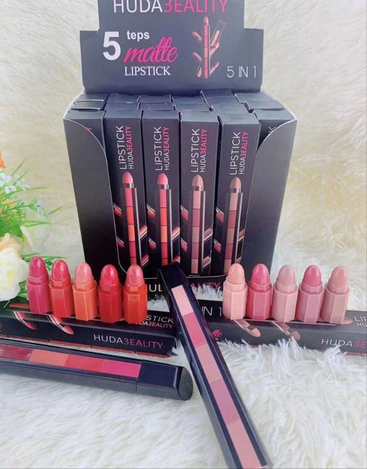 5 In 1 Huda Beauty Lipstick - SHOPIZEM