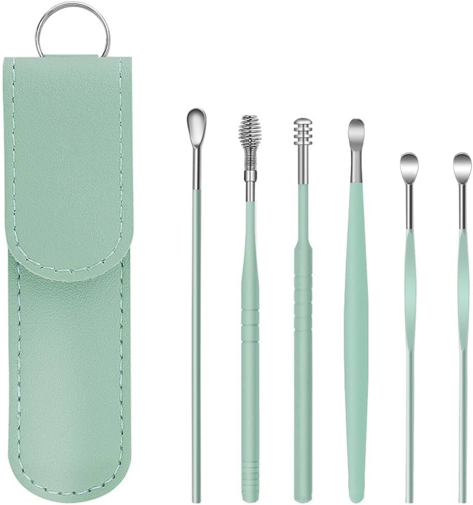 Ear Wax Cleaning Kit, 6 Pcs Ear Pick Tools - SHOPIZEM