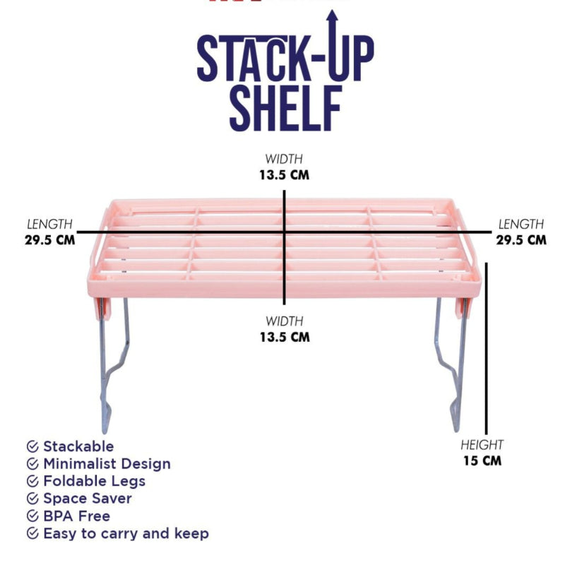 Stack Up Shelf Space Saver Racks