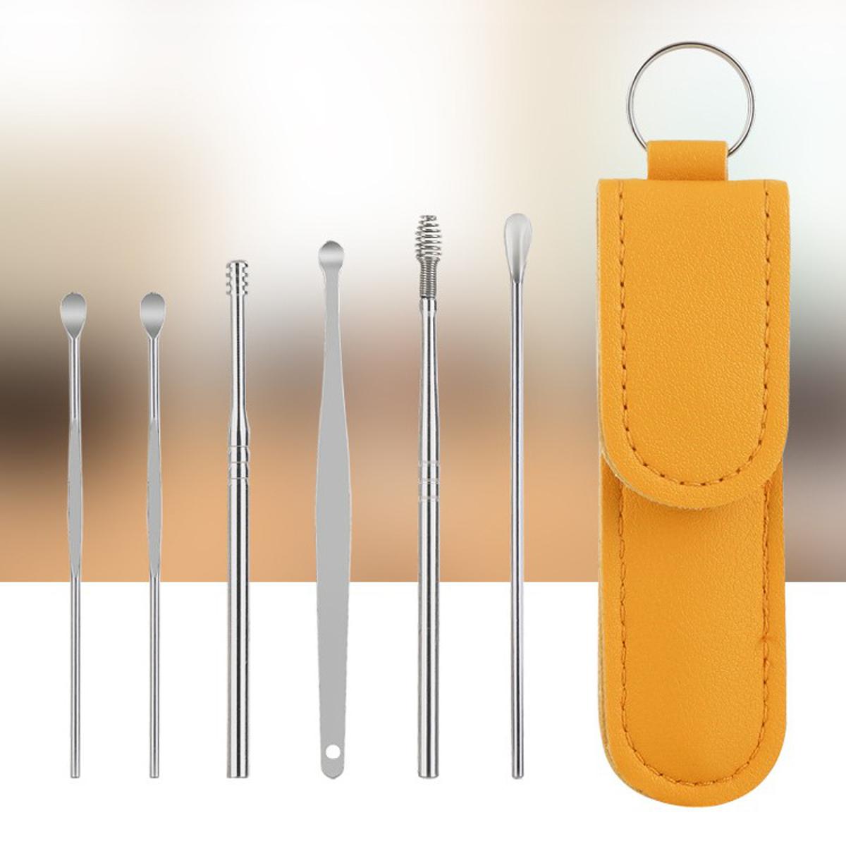 Ear Wax Cleaning Kit, 6 Pcs Ear Pick Tools - SHOPIZEM