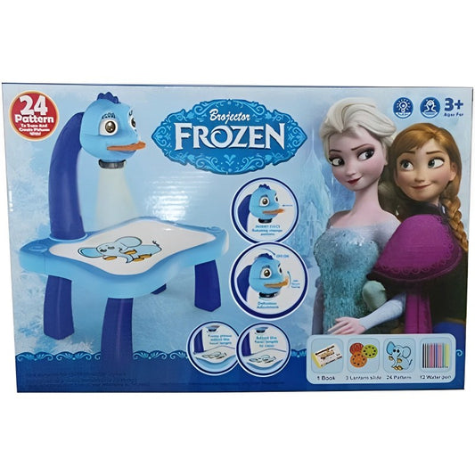 3-In-1 Frozen Creative Projection Drawing Table for Kids - SHOPIZEM