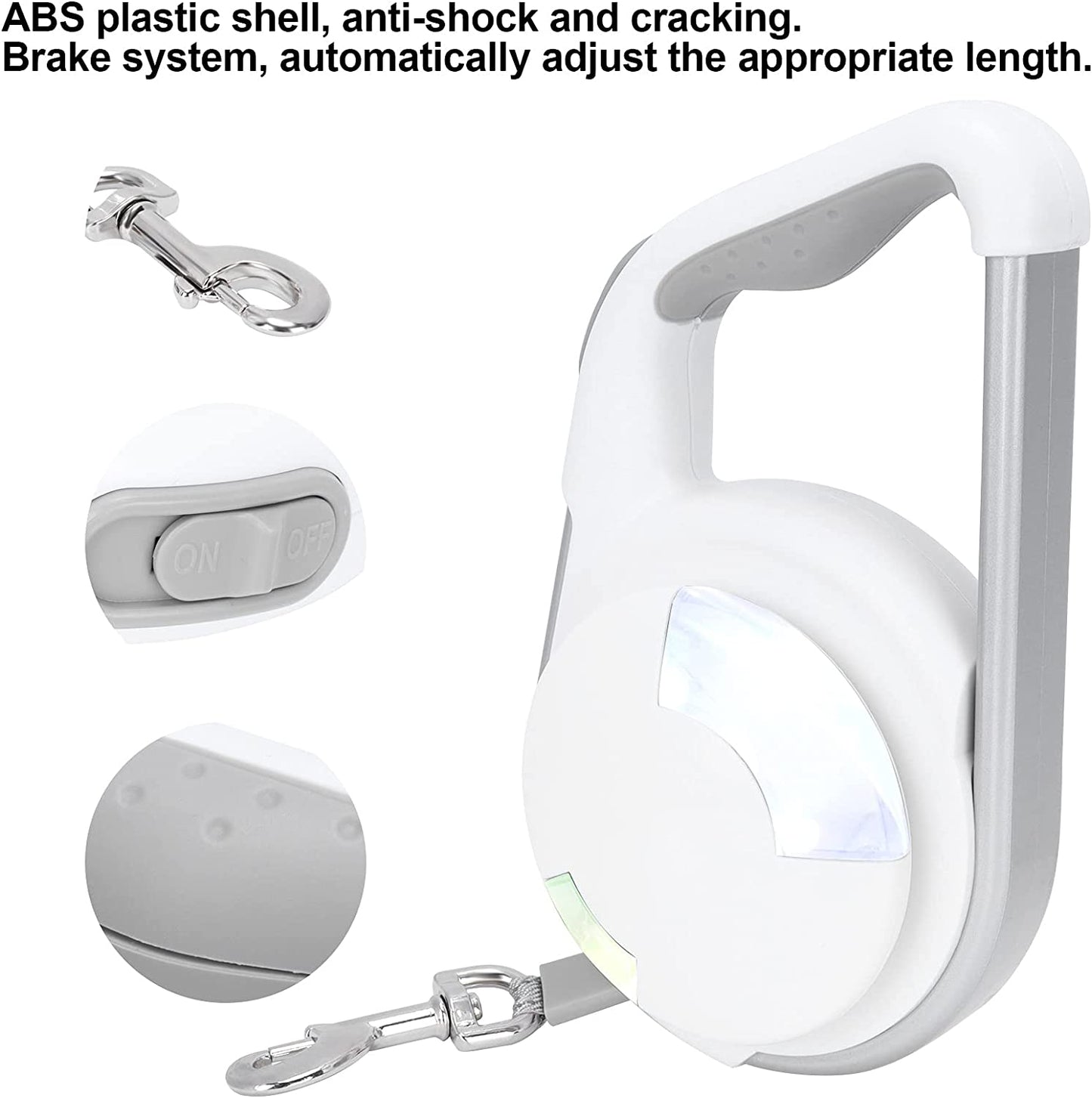 Lighted Dog Traction Rope - SHOPIZEM