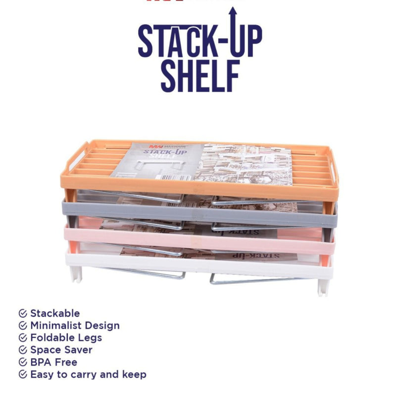Stack Up Shelf Space Saver Racks