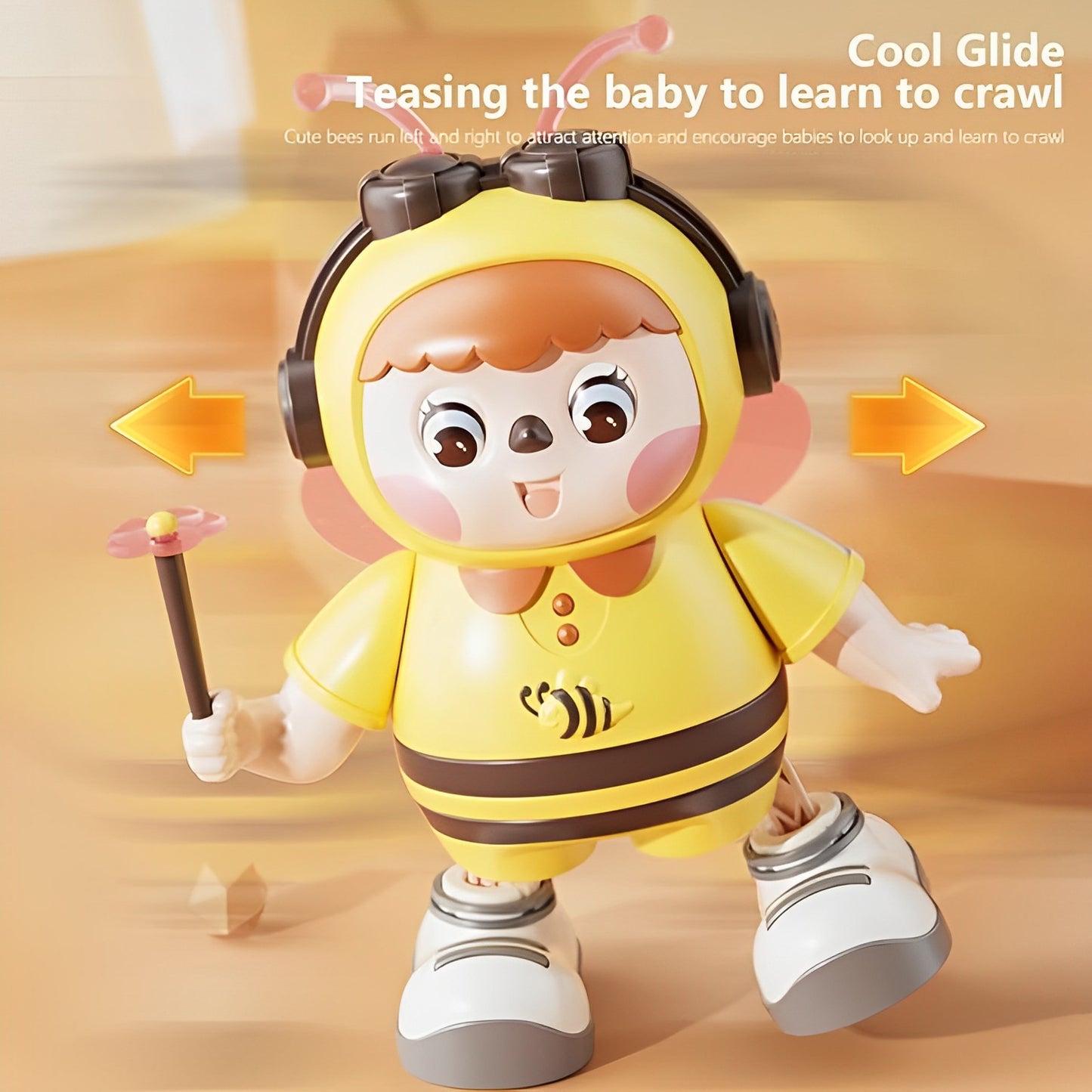 Musical Educational Dancing Bee Toy - SHOPIZEM