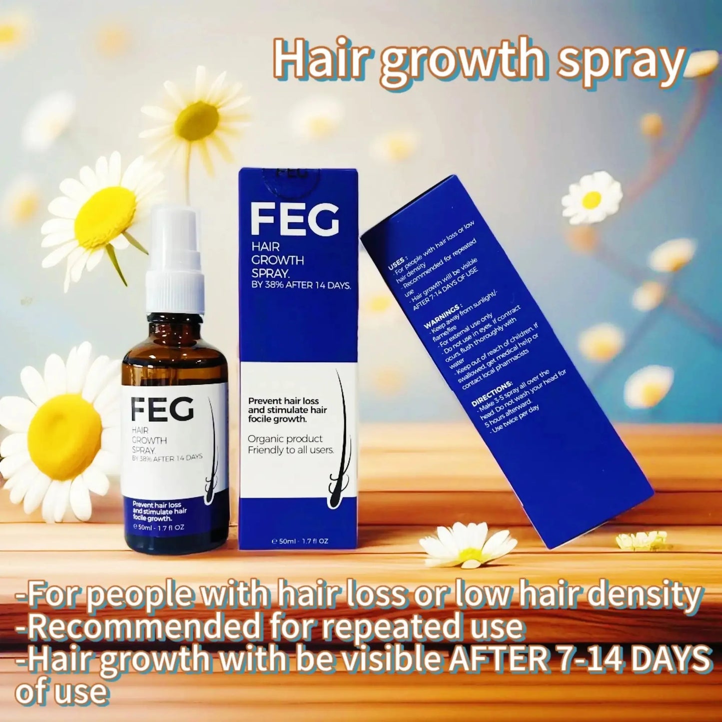 FEG PLUS Hair Growth Spray - SHOPIZEM