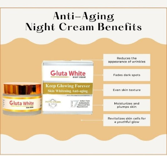 Gluta White Night Cream - SHOPIZEM