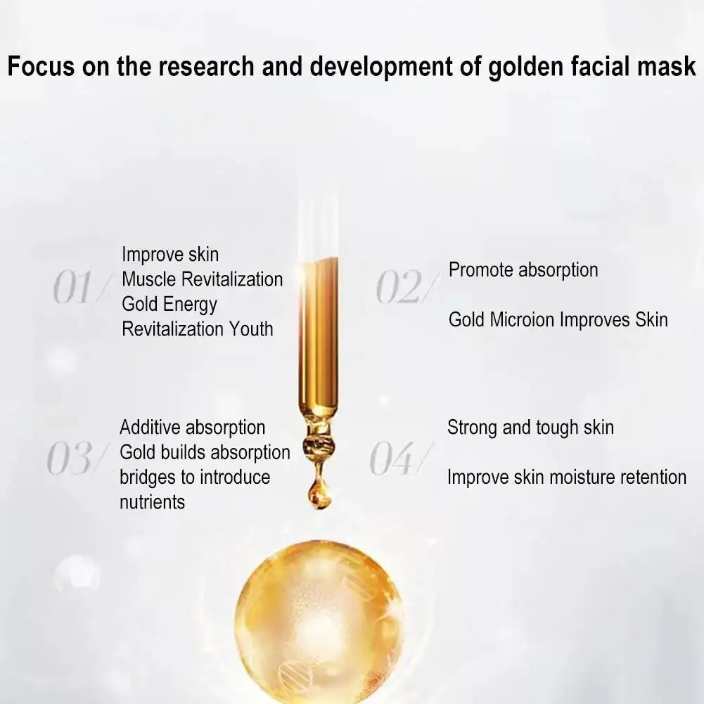 Gold Mask for Anti-Aging and Moisturizing