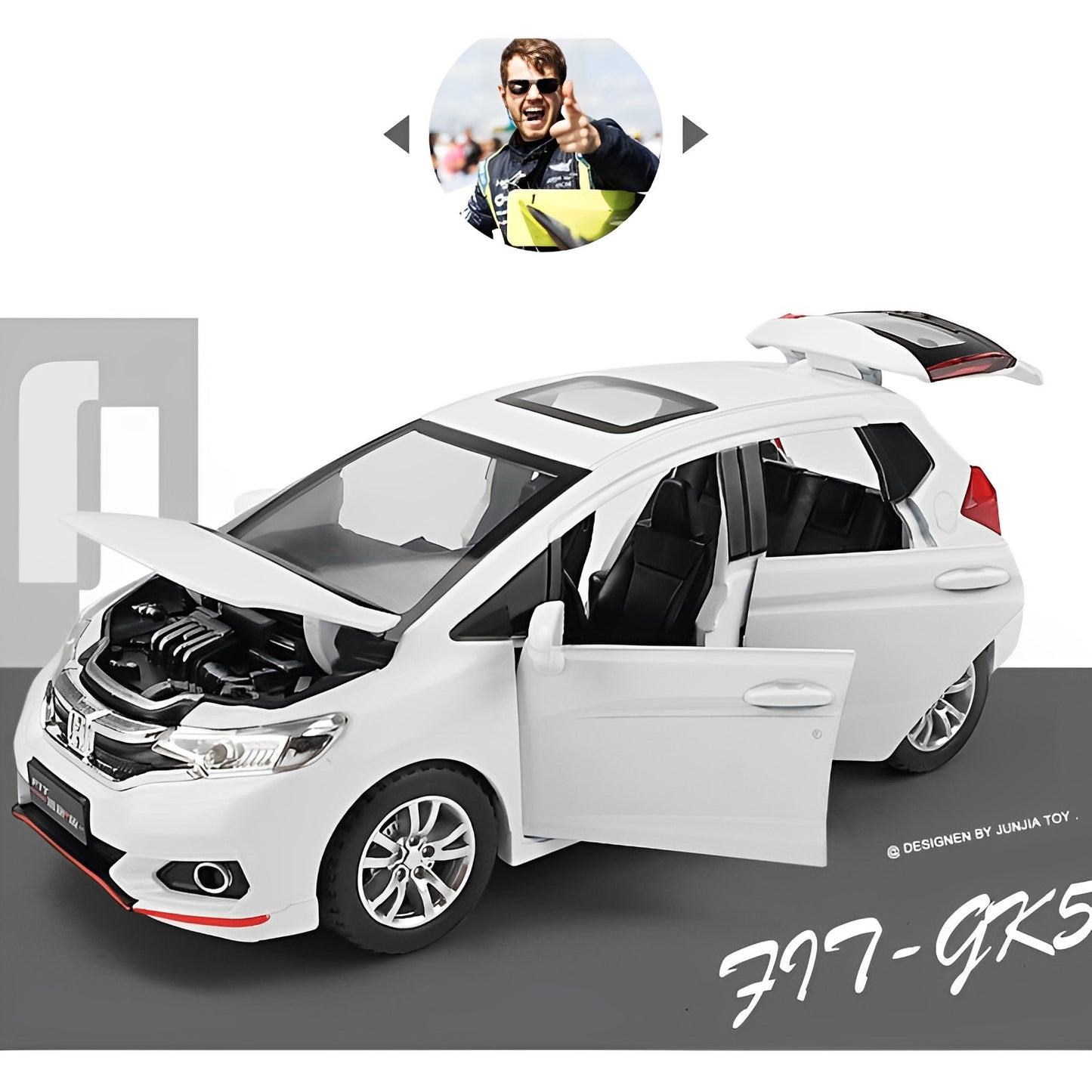 Honda Fit GK Alloy Car Toy - SHOPIZEM