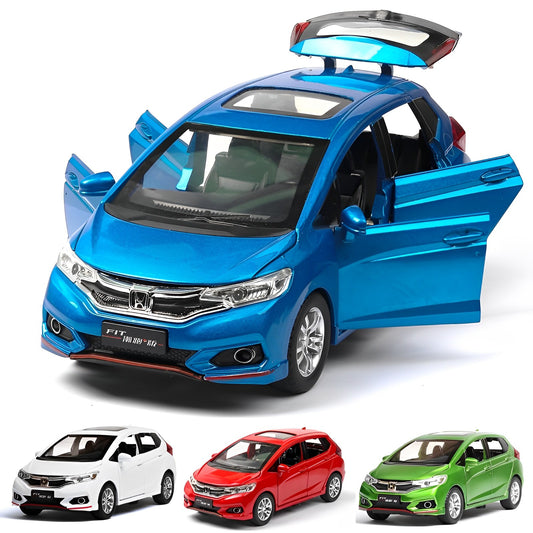 Premium 1:32 Honda Fit GK-5 Die-Cast Alloy Car Toy - SHOPIZEM