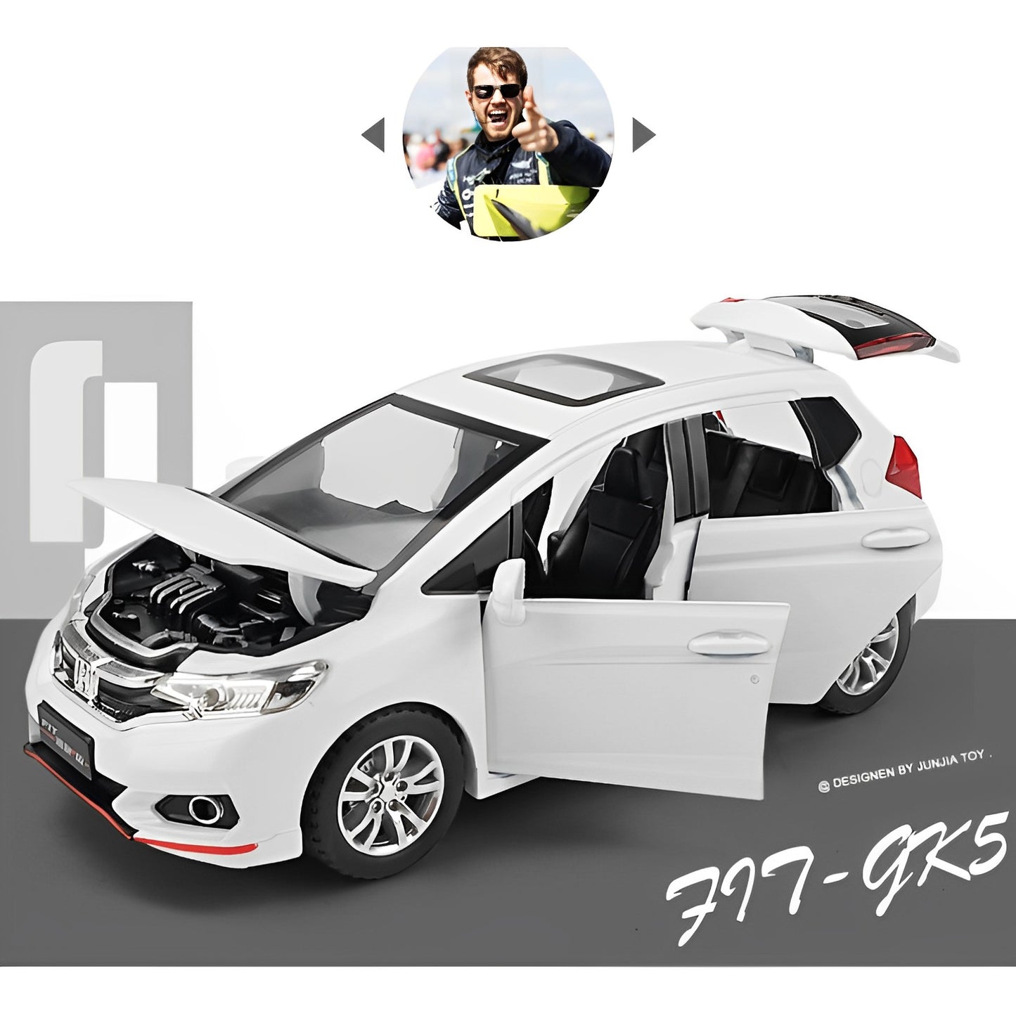 Honda Fit GK Alloy Car Toy - SHOPIZEM