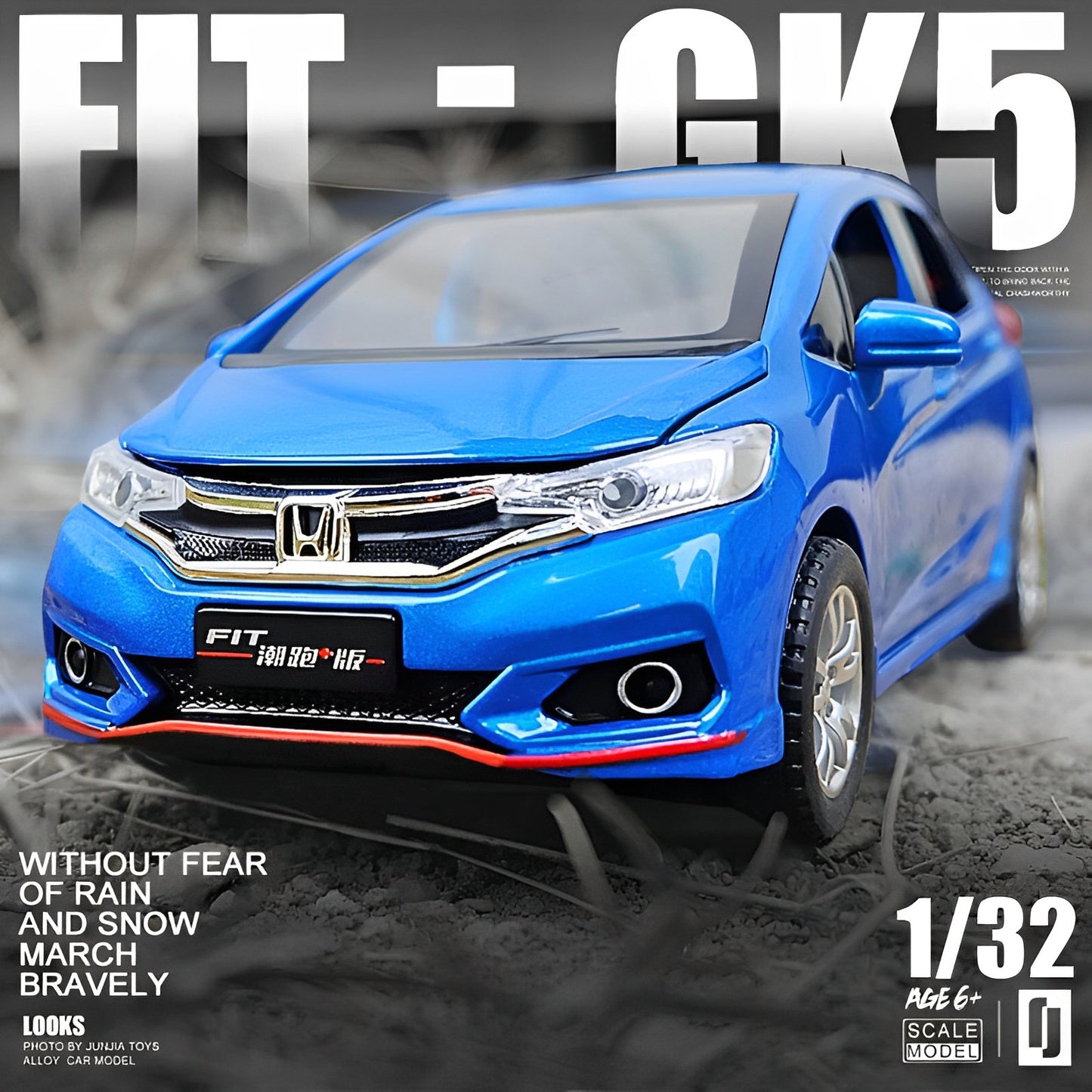 Honda Fit GK Alloy Car Toy - SHOPIZEM