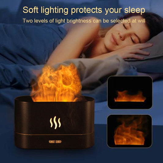 3D LED Flame Effect diffuser and Humidifier - SHOPIZEM