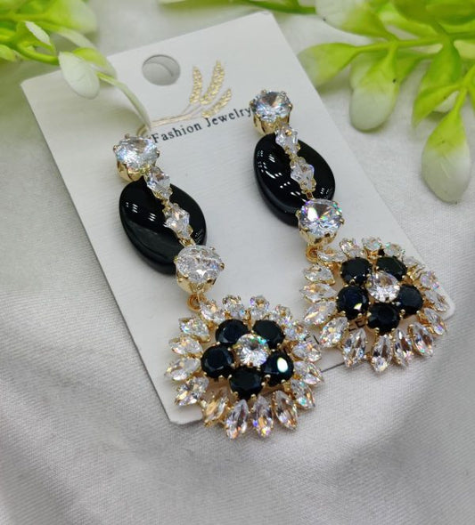 Imported Crystal Bloom Earrings - SHOPIZEM
