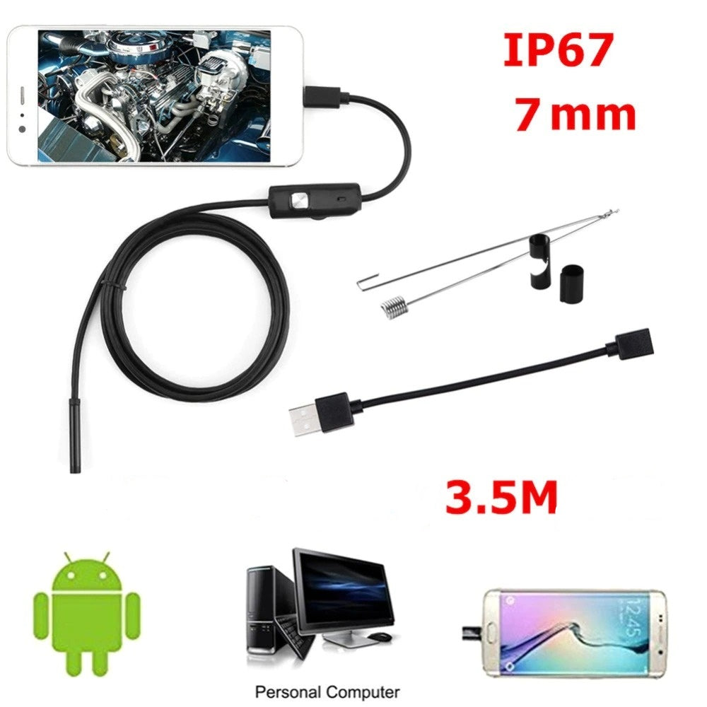 Endoscope Camera with LED - SHOPIZEM