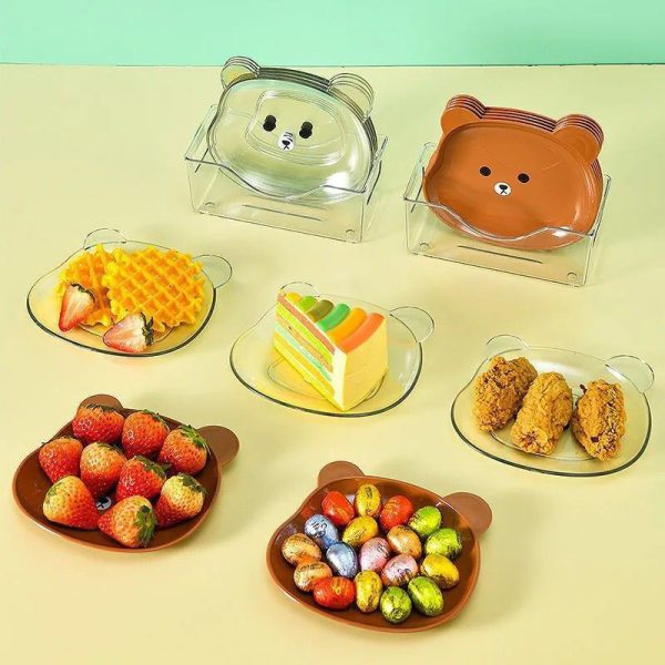 Mini Bear Shape Dish Plate - SHOPIZEM