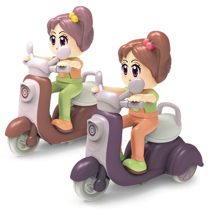 Mini Cartoon Motorbike Toy - SHOPIZEM