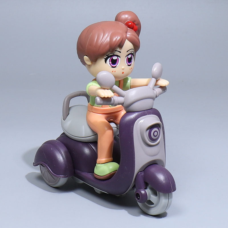 Mini Cartoon Motorbike Toy