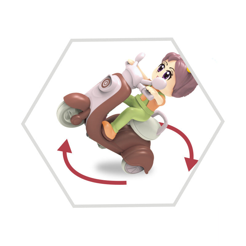 Mini Cartoon Motorbike Toy