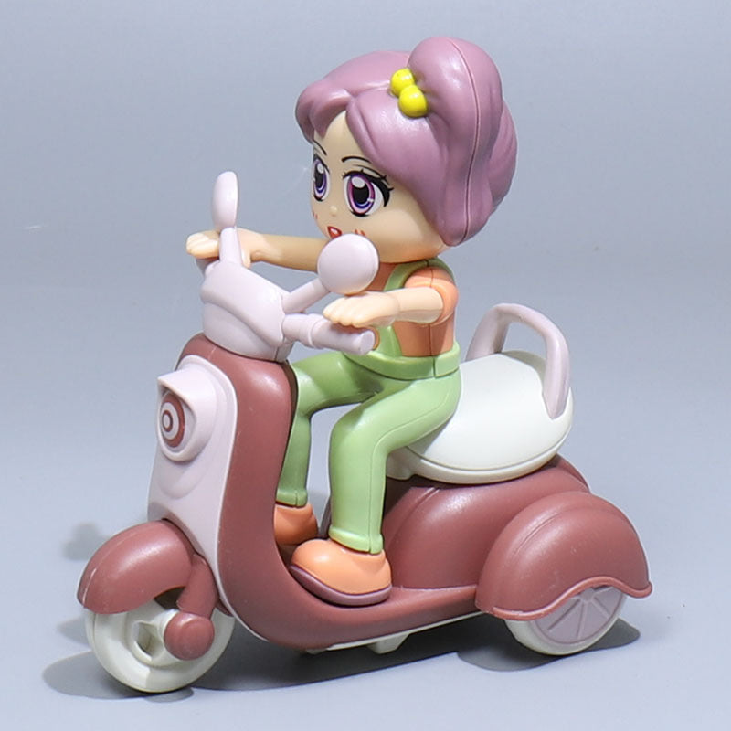 Mini Cartoon Motorbike Toy