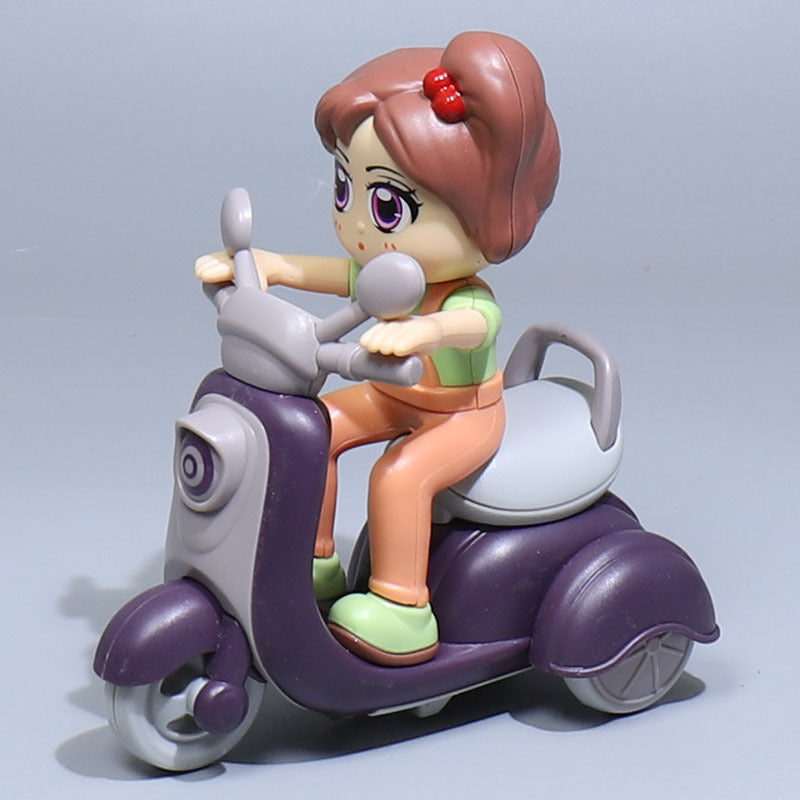 Mini Cartoon Motorbike Toy