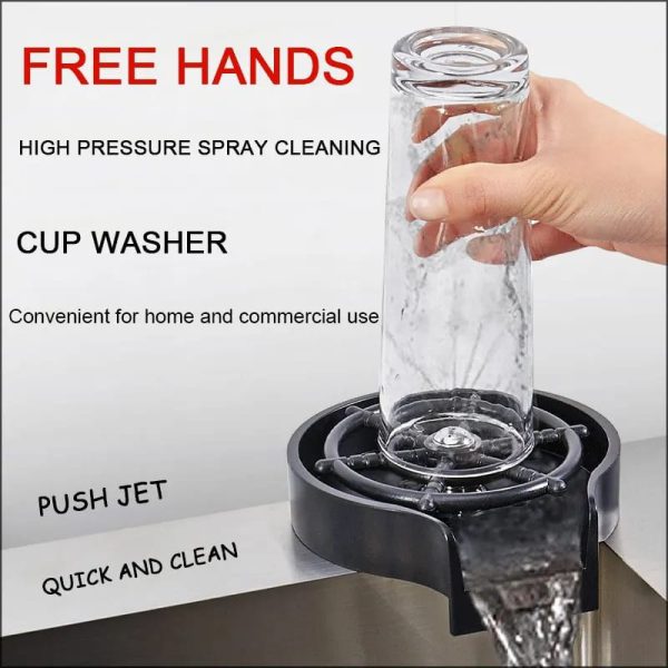 Pressure Faucet Glass Rinser - SHOPIZEM