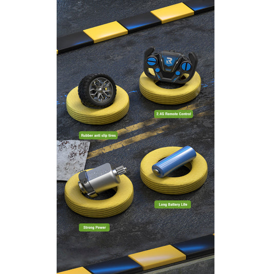 High Speed Rechargeable 1:20 Scale RC Drift Racing Sports Car 4 Channel Turbo Remote Control - SHOPIZEM