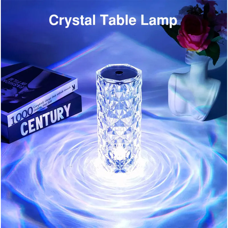 Diamond Acrylic Table Lamp - SHOPIZEM