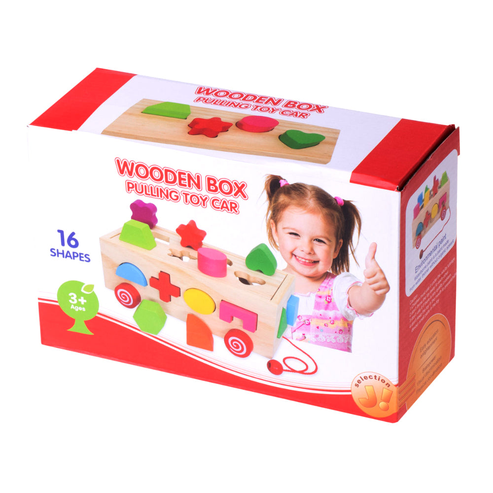 Wooden Shape Sorter Car Toy