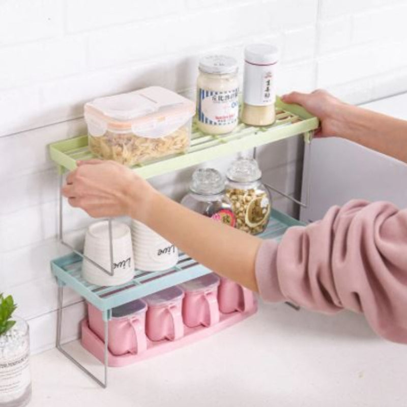 Stack Up Shelf Space Saver Racks