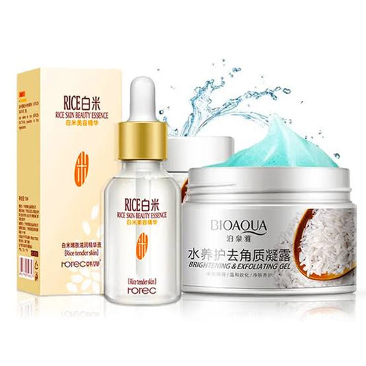 Bioaqua & Pack Of 2 Rice Serum Exfoliating Rice Gel - SHOPIZEM