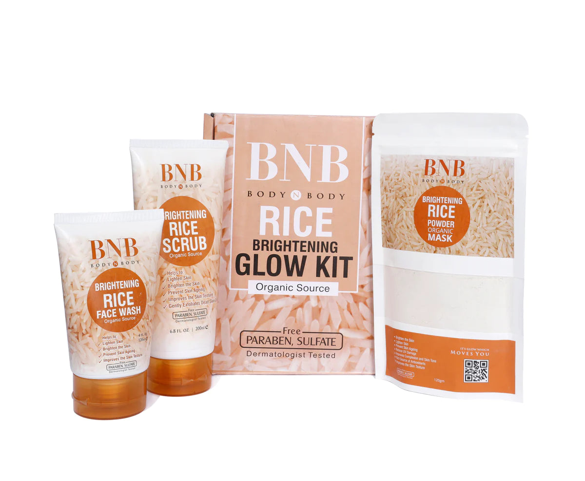 BNB Rice Extract Bright and Glow Kit - SHOPIZEM