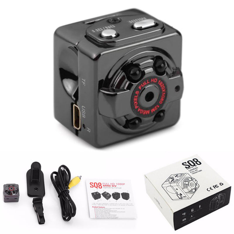 Mini Camera with Infrared Night Vision and 1080P HD Recording - SHOPIZEM