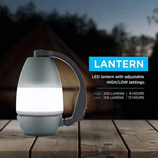Versatile Rechargeable Camping Lantern with Flashlight and Power Bank - SHOPIZEM