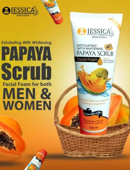 Papaya Scrub Face Wash - SHOPIZEM