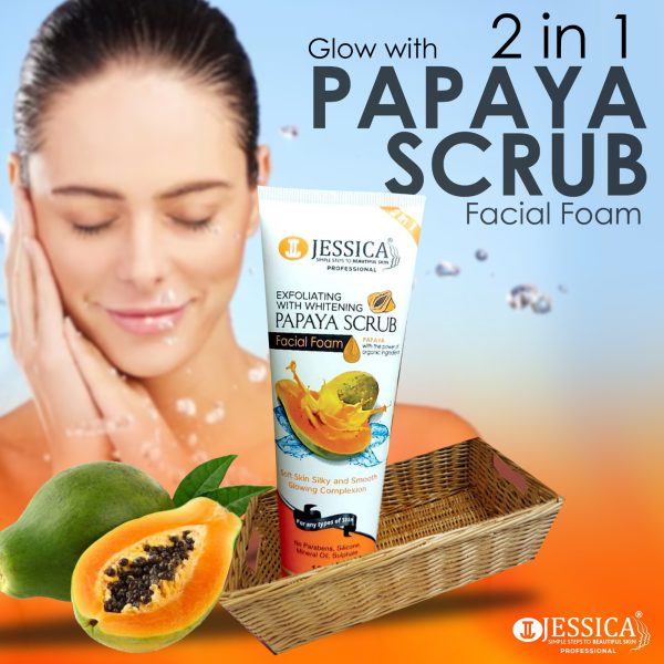 Papaya Scrub Face Wash - SHOPIZEM