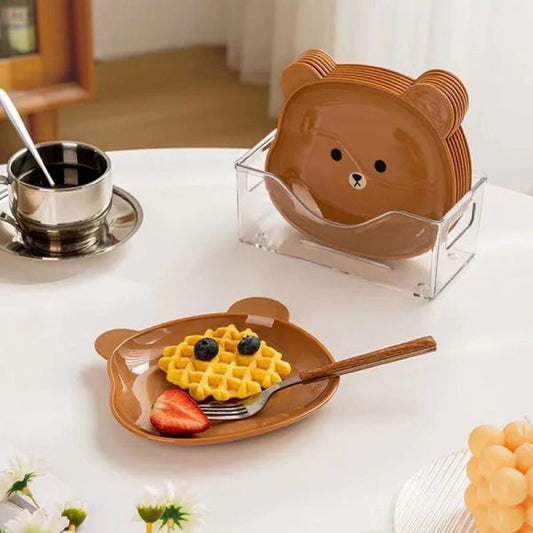 Mini Bear Shape Dish Plate - SHOPIZEM