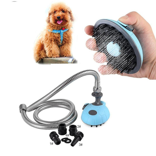 Pet Grooming Shower With Brush Easy - SHOPIZEM