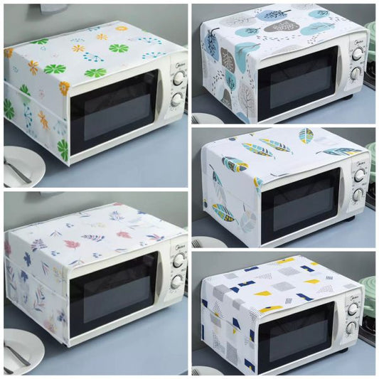 Oven Cover Waterproof Oil Dust Double Pockets
