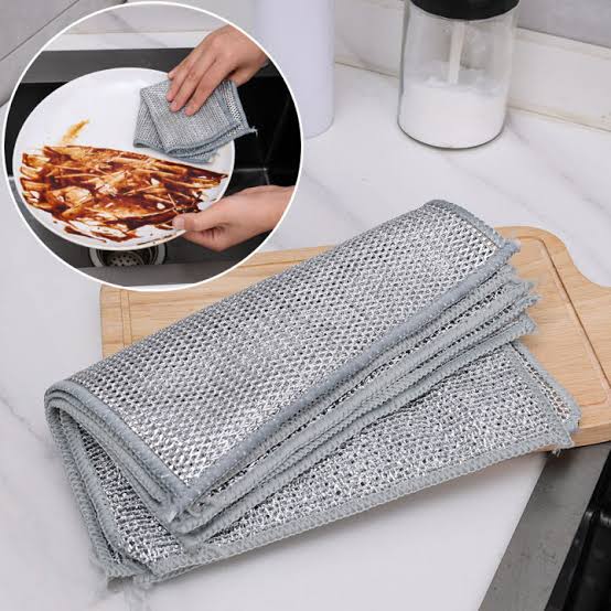 Pack of 4 Wire Dish Cleaning Cloths - SHOPIZEM