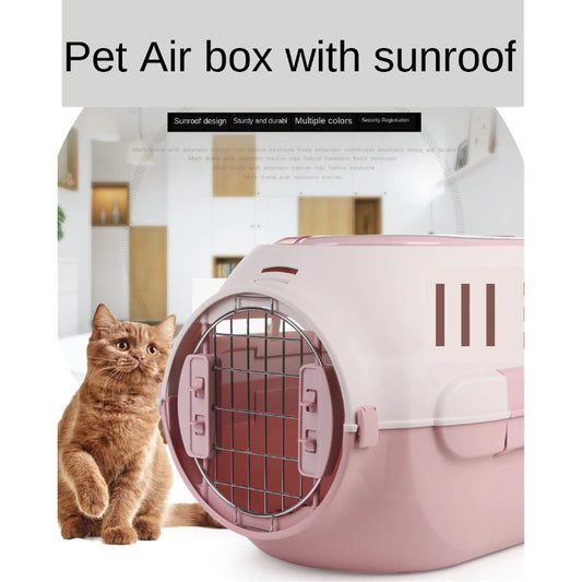 Pet Carrier for Small Dogs and Cats with Two-Way Opening Doors - SHOPIZEM