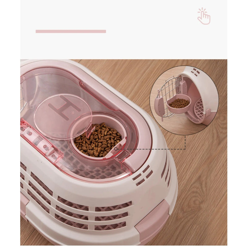 Pet Carrier for Small Dogs and Cats with Two-Way Opening Doors - SHOPIZEM