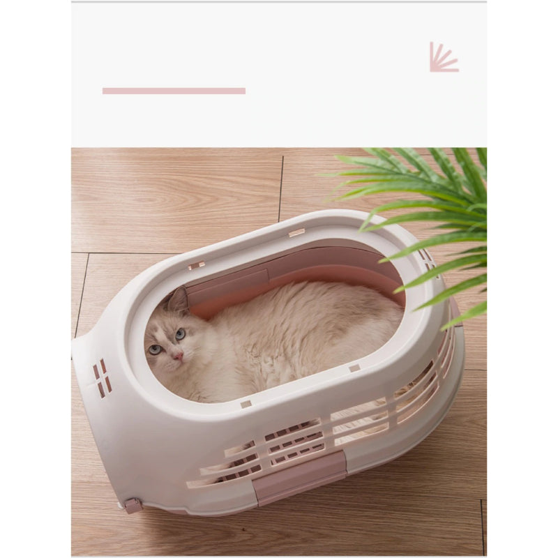 Pet Carrier for Small Dogs and Cats with Two-Way Opening Doors - SHOPIZEM