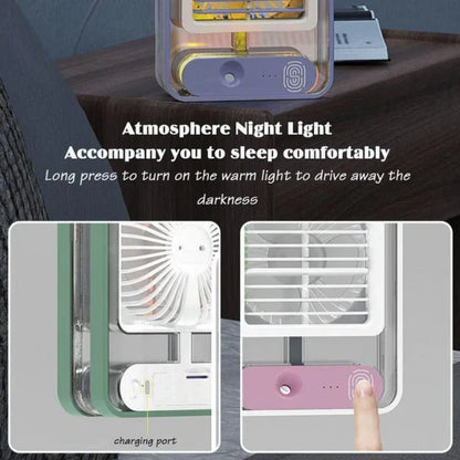 Portable Desktop Mini Air Cooler - SHOPIZEM