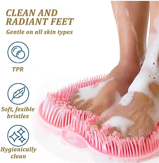 Shower Foot and Back Scrubber Mat - SHOPIZEM