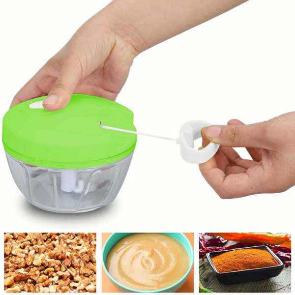 Manual Food Chopper For Vegetable Fruits - SHOPIZEM