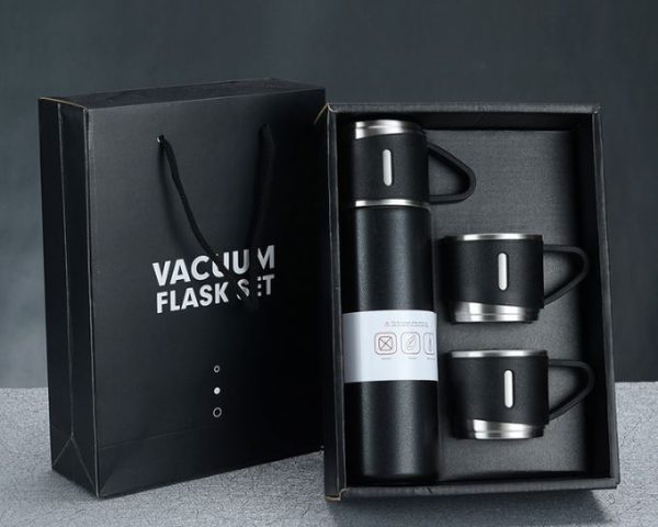 Vacuum Flask set with 2 Cups - SHOPIZEM