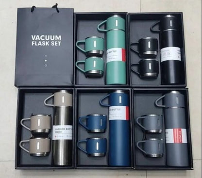 Vacuum Flask set with 2 Cups - SHOPIZEM